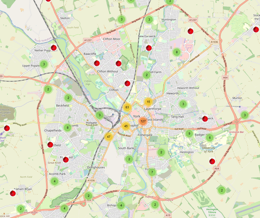 Open street map baselayer