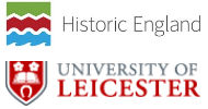 Historic England and University of Leicester logos