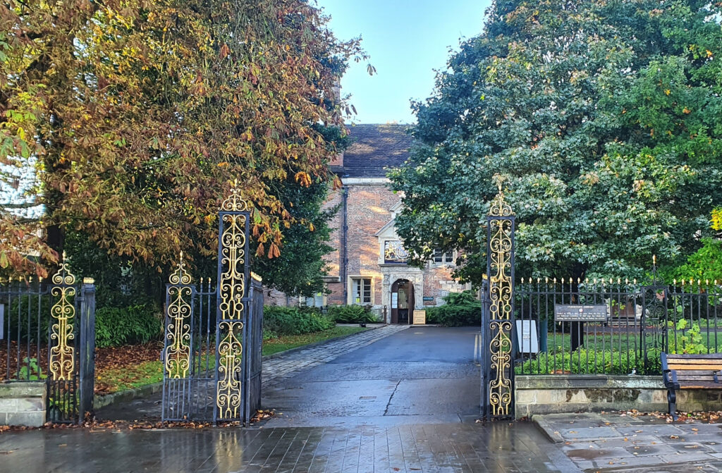 The front entrance of the Kings Manor
