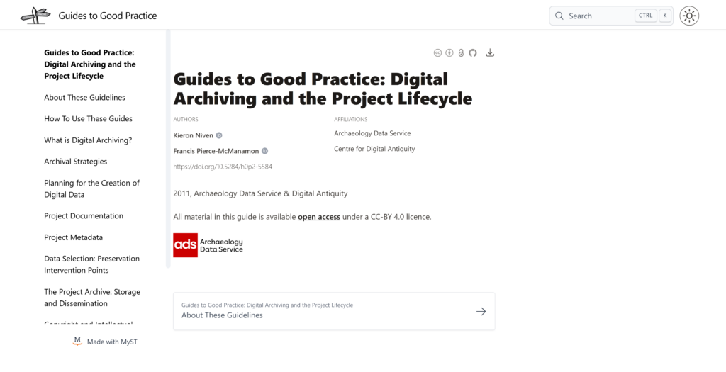 A screenshot of a Guide to God Practice