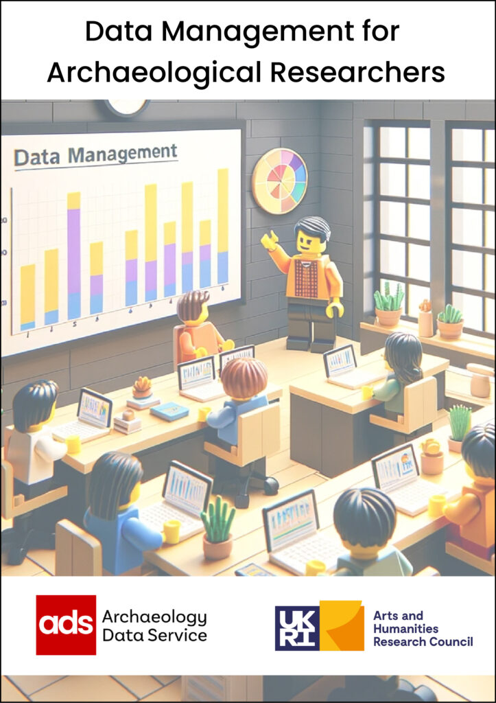 A cover for the Data Management for Archaeological Researchers online book