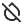 crossed out droplet icon