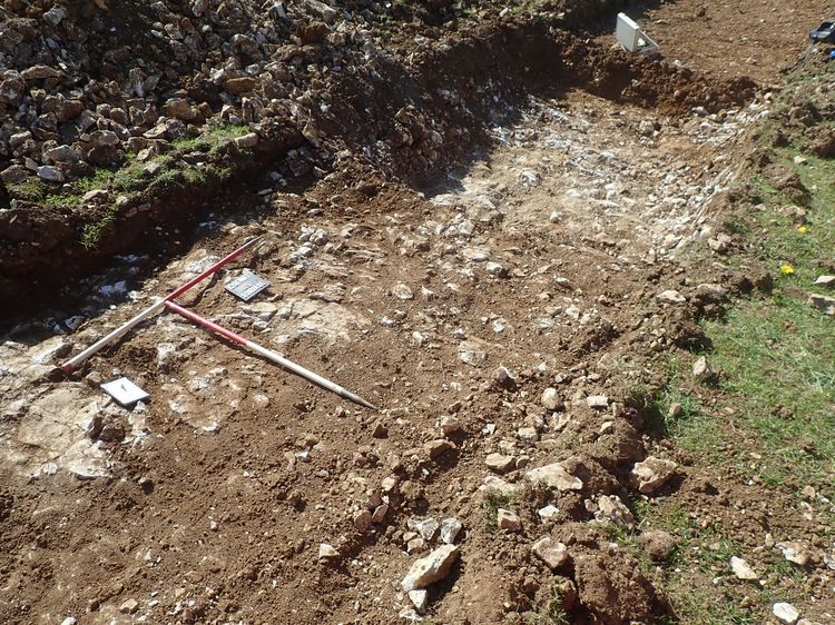 Oblique of Trench 5 sondage