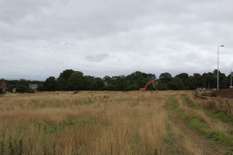 Thumbnail of E facing shot of site pre excavation
