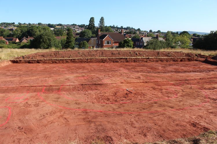 Thumbnail of NE facing shot of ring ditch pre excavation