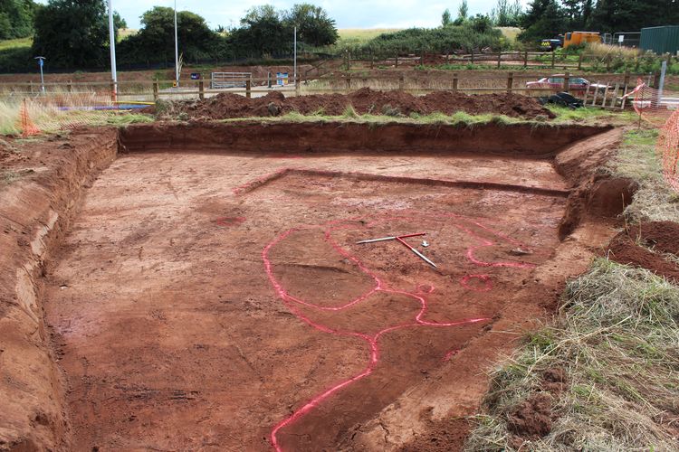 Thumbnail of S facing shot of area 47 pre excavation