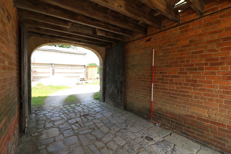 Thumbnail of Figure 41 View northeast from inside of the northern portal with gate closed