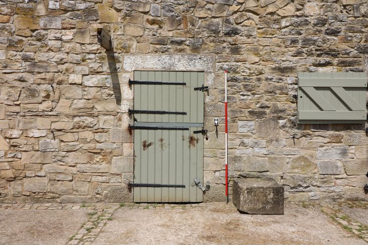 Thumbnail of Figure 45 View north of door of B2 with door closed