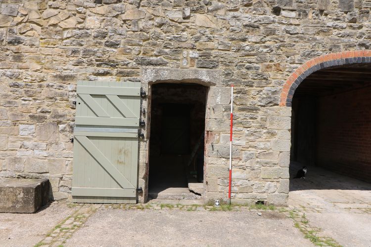 Thumbnail of Figure 48 View north of door of B3 with door open