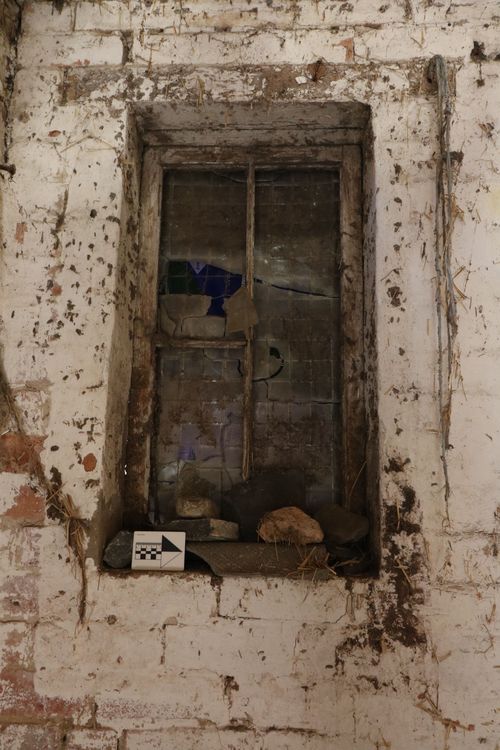 Thumbnail of Figure 68 View west of internal window inside room B4