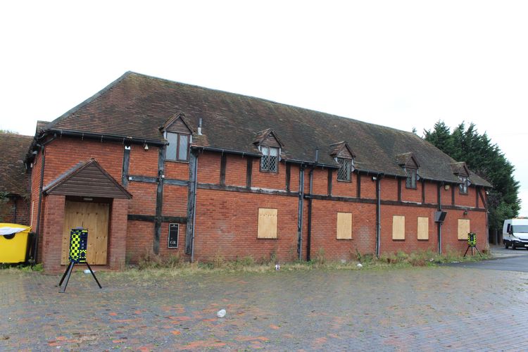 The northern elevation of the building viewed from the north-east