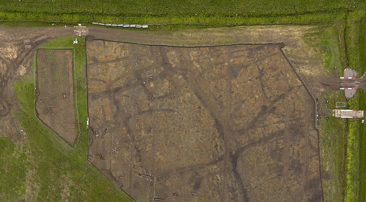 hs2conne2-506394: Data from Archaeological Recording Work at Windmill Hill, Ladbroke, Warwickshire, 2021-2023 (HS2 Phase One). Copyright:  High Speed Two Ltd.