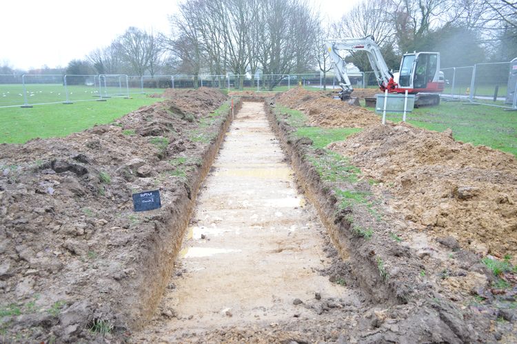 cotswold2-384957: Digital Archive of an Archaeological Evaluation and Excavation at Stowupland High School, Stowupland, Suffolk, 2019 to 2020. Copyright:  Cotswold Archaeology