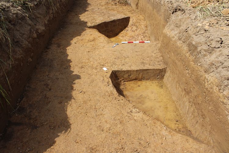 cotswold2-515184: Site Images and GIS Data from an Archaeological Evaluation at Gulpher Farm, Gulpher Road, Felixstowe, Suffolk, May 2023. Copyright:  Cotswold Archaeology