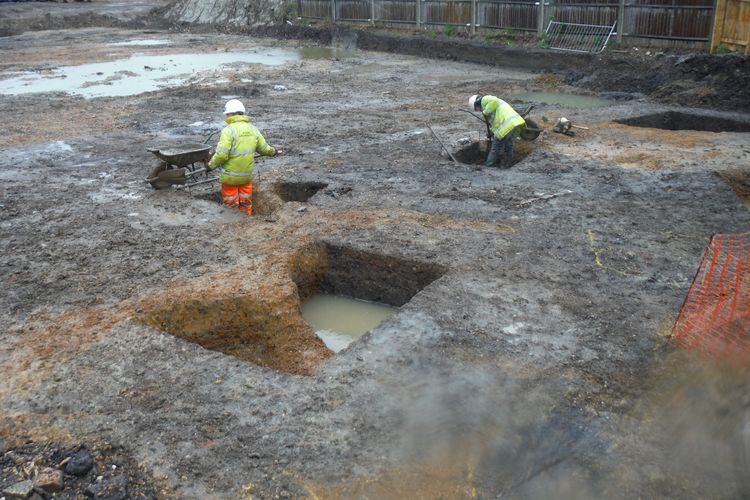 albionar1-305979: Digital Archive from an Open Area Excavation at the Former Dairy Crest Site, Fenstanton, Cambridgshire, 2018. Copyright:  Albion Archaeology