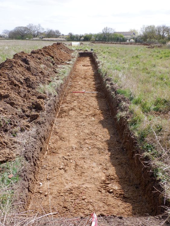 colchest3-417399: Site Data from an Archaeological Evaluation at Watch House Green, Felsted, Uttlesford, Essex, April 2021. Copyright:  Colchester Archaeological Trust