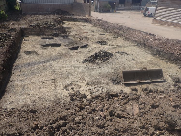 albionar1-417843: Digital Archive from Archaeological Work at Pond Farm, Hill Close, Wingfield, Bedfordshire, June 2021. Copyright:  Albion Archaeology