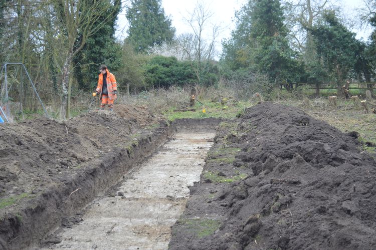 oxfordar3-364074: Digital Archive from an Archaeological Evaluation at 79 High Street, Meldreth, Cambridgeshire, August 2019 and March 2020. Copyright:  Oxford Archaeology (Cambridge)