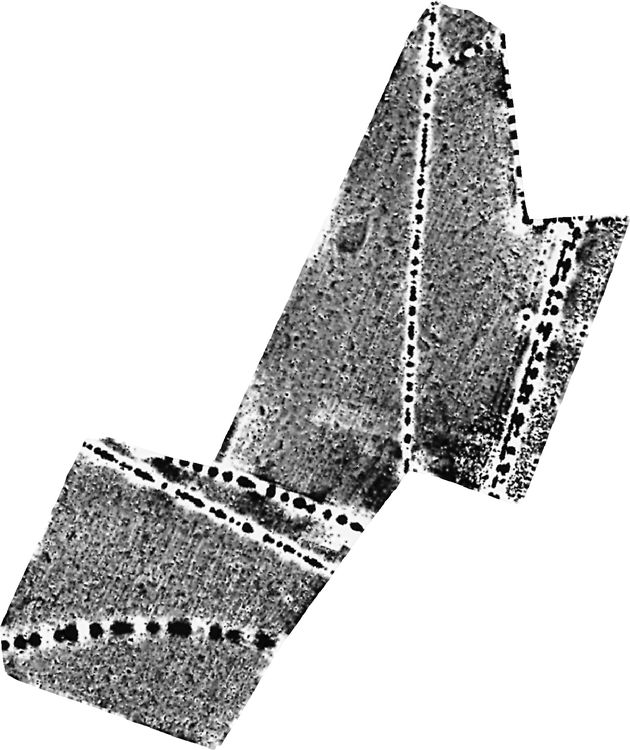 archaeol20-524611: Data from a Magnetometer Survey at London Road, Chipping Norton, Oxfordshire (Part 1), 2021-2022. Copyright:  Archaeological Surveys Ltd