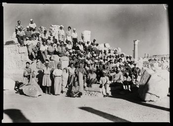 The excavation team assembled. Sabratha.