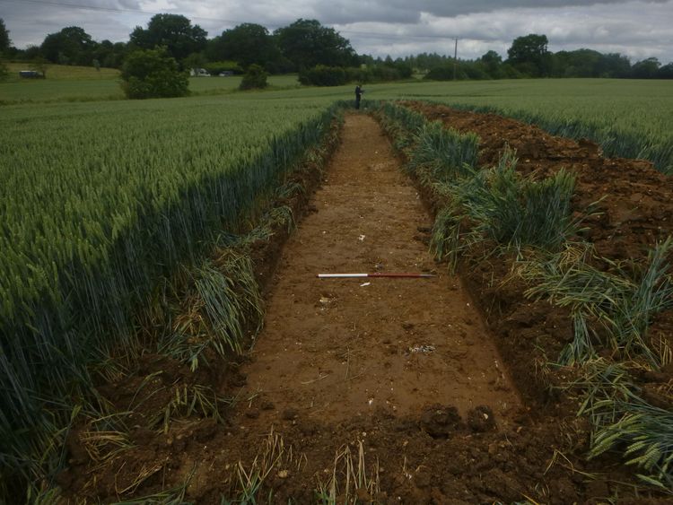colchest3-426272: Digital Archive from an Archaeological Evaluation at Temple Lane, Silver End, Essex, June 2021. Copyright:  Colchester Archaeological Trust