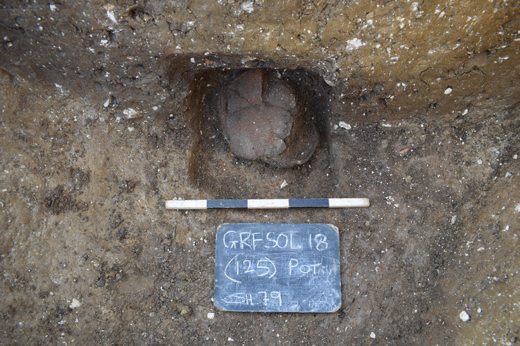 oxfordar3-337145: Digital Archive from a Trial Trench Evaluation at Grafham Solar Array, Cambridgeshire, October-November 2018. Copyright:  Oxford Archaeology (Cambridge)