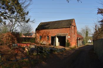 Images from a Historic Building Recording at the rear of 10 Shawbury Cottages, Shustoke, Warwickshire, February 2023