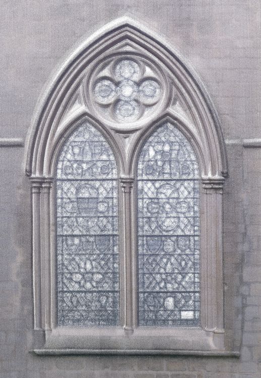 Thumbnail of Orthorectified image of point cloud showing external elevation of tracery in window S10.3.e (south transept) at Ely Cathedral in England (UK).