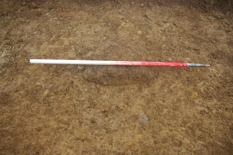 Thumbnail of A shot of Post Hole [111]; looking north-east (1m scale).