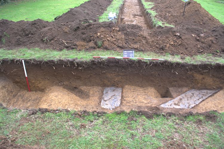 withamar1-523321: Digital Archive from an Archaeological Evaluation at The Old Rectory, Main Street, Allexton, Leicestershire, January 2024. Copyright:  Witham Archaeology