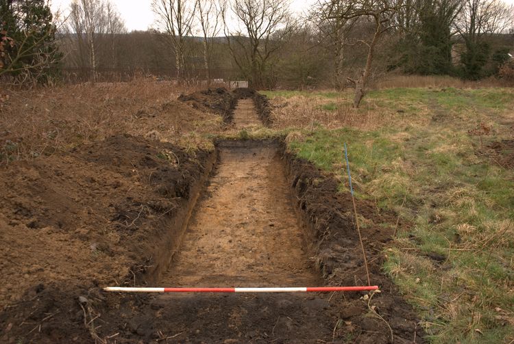 aocarcha1-227406: Digital Archive from Archaeological Evaluation and Excavation at Shepley Street, Glossop, Derbyshire, March - May 2015. Copyright:  AOC Archaeology Group