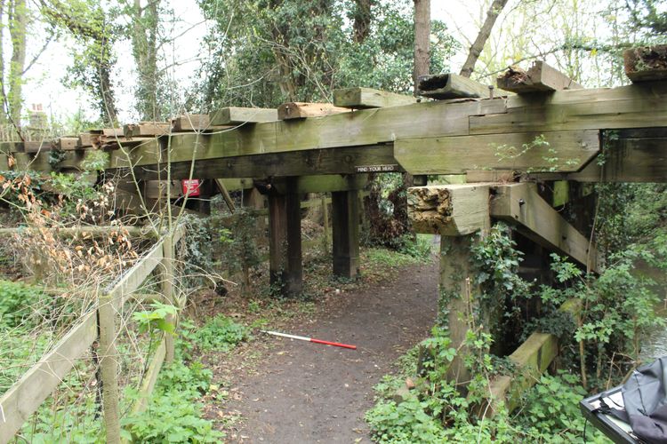 essexsmr1-515856: Images and Vector Drawings from an Analytical Buildings Record (Level 3) at Trestle Viaduct, Wickham Bishops, Maldon, Essex, 2023. Copyright:  Place Services