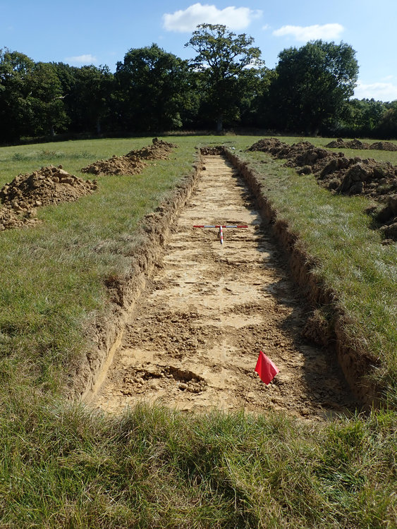 oxfordar1-532131: Digital Archive from an Evaluation at Northern Arc-Eastern Bridge and Link Road, Burgess Hill, Sussex, September - October, 2025. Copyright:  Oxford Archaeology (South)