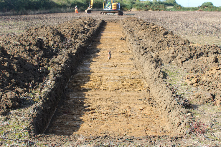 preconst1-520501: Images from an Archaeological Evaluation at Marley Fields, Wheatley Hill, County Durham, September 2023. Copyright:  Pre-Construct Archaeology Ltd Durham