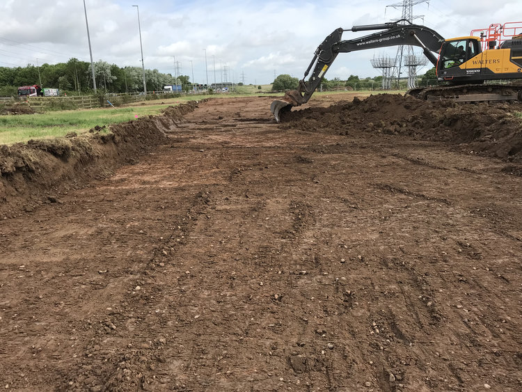 molanort1-364670: Digital Archive from a Trial Trench Evaluation for the M42 Junction 6 Improvement Scheme, West Midlands, March - July 2019. Copyright:  MOLA Northampton