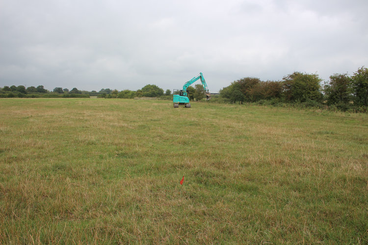 cotswold2-530913: Digital Archive from an Archaoelogical Evaluation at Roundhills Mead, Highworth, Swindon, Wiltshire, August to September 2024. Copyright:  Cotswold Archaeology