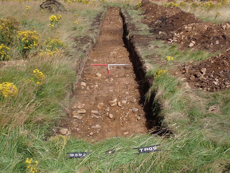 yorkarch3-528339: Digital Archive from a Trial Trench Evaluation at Broomfield Lane, Deepcar, Stocksbridge, August 2024. Copyright:  York Archaeology