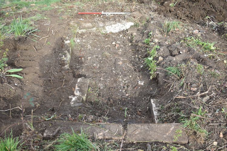 molanort1-507187: Site Images and Records from an Archaeological Watching Brief at Church Lane, Brafield on the Green, Northamptonshire, April 2022. Copyright:  MOLA Northampton