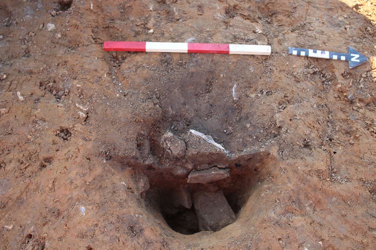 cotswold2-533602: Digital Archive from an Archaeological Excavation at Folly Lane, Warminster, Wiltshire, April 2023. Copyright:  Cotswold Archaeology