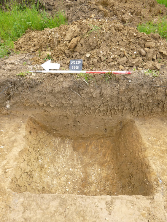 archaeol6-502000: Digital Archive from an Archaeological Evaluation at St. Margaret's Crescent, Leiston, Suffolk, June 2021. Copyright:  Archaeology South-East