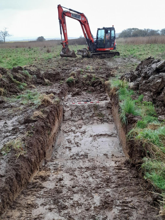 archaeol6-506894: Digital Archive from a Geoarchaeological and Archaeological Evaluation at Bawdsey Manor, Bawdsey, April 2022. Copyright:  Archaeology South-East