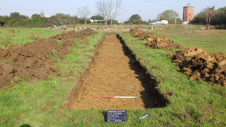 archaeol6-405244: Digital Archive from an Archaeological Evaluation at The Gables, Kelvedon Road, Tiptree, September 2020. Copyright:  Archaeology South-East