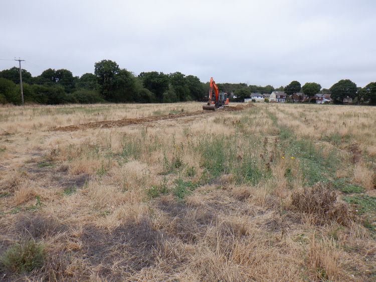 archaeol40-520915: Digital Archive from an Archaeological Evaluation at Ford Road, Arundel, July - August 2022. Copyright:  Archaeology England Limited