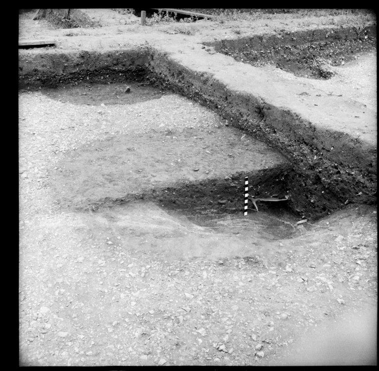 Thumbnail of 14-1 View looking NE of section of Pit I in AII with scale - 2