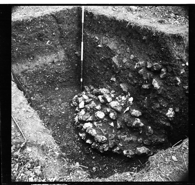 Thumbnail of 18-1 View of section of trial trench C with scale - 3