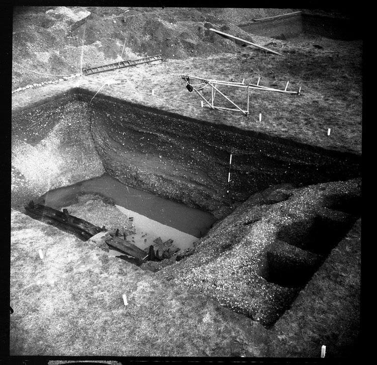Thumbnail of 43-3 - View looking SE of Great Ditch I including S section with scale