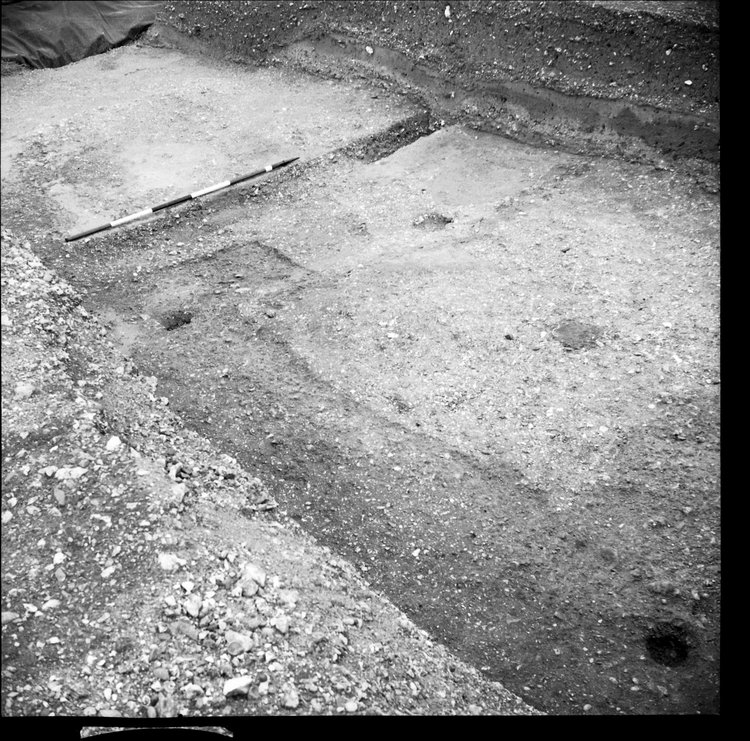 Thumbnail of 47-8 View looking SW of beam slots in Great Ditch II middle section with scale