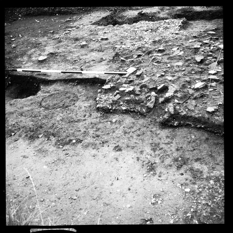 Thumbnail of 64-3 Close up of possible wall and circular features in IDX with scale