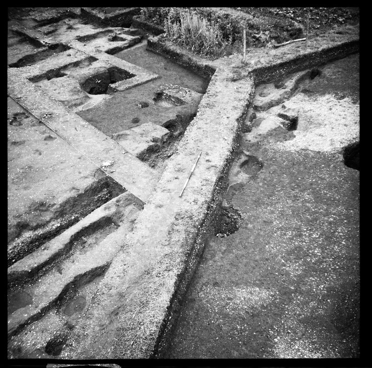 Thumbnail of 66-2 View looking NE of IDX fully excavated with scale