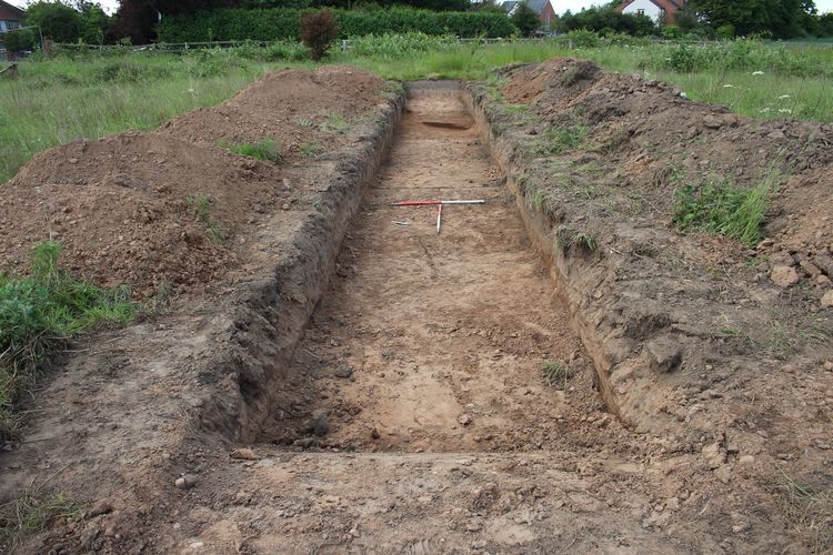 cotswold2-536238: Digital Archive from an Archaeological Evaluation at Ambrose Farm, Oldbury Road, Worcester, May 2025. Copyright:  Cotswold Archaeology